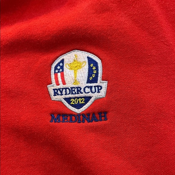 PGA Tour | Ralph Lauren Golf - Red Zip-Up Sweater - Unisex - Picture 3 of 5